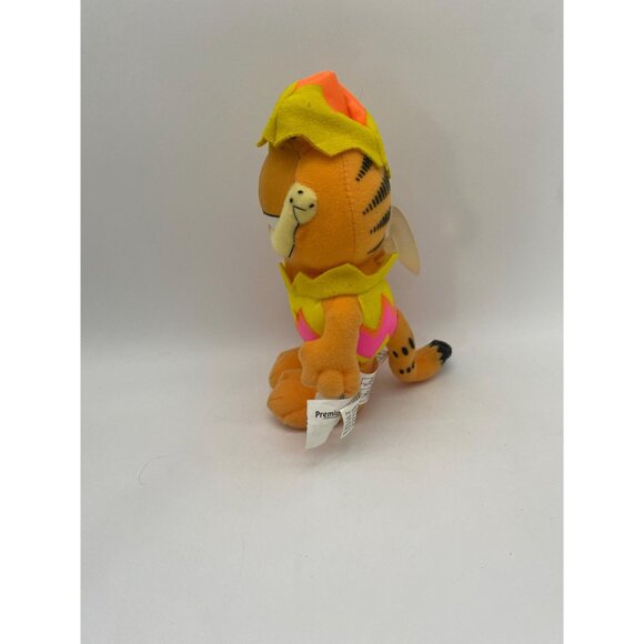 Small Easter Egg Garfield Plush With Suction Cup: Vintage Cartoon Cat - Picture 6 of 10